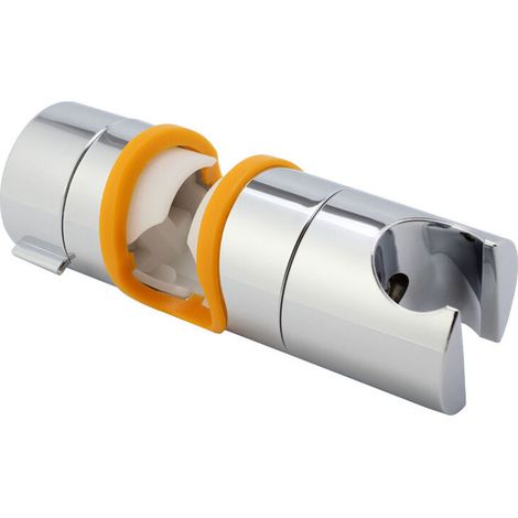 Support Douche 18-25mm Diamètre Support Douchette Salle de Bain Accessoires Colonne de Douche Réglable Remplacement Support de Pommeau de Douche ABS Chromée（jaune） (1/5)