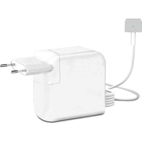 Chargeur T-Tip 45W/60W pour MacBook Pro et Air 11'/13' – Entrée CA 100-240V – Sortie DC 16,5V 3,65A – Protection surintensité et surcharge - MD662