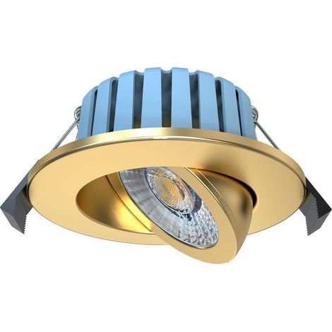 Forum Spa Eden Satin Brass 7 Watt LED Adjustable IP65 Colour Changing Downlight - SPA-41111-SBRS (1/5)