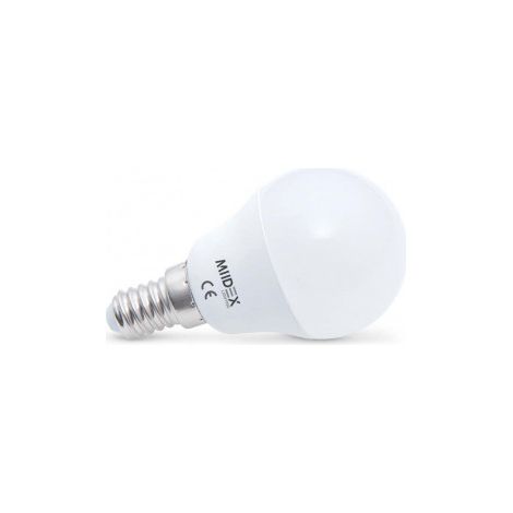 Bomba LED E14 P45 5,5W regulable 3000K Miidex Lighting® (1/2)