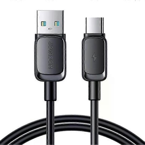 Câble de données USB-C à charge rapide - 1,2 m, 3 A, multicolore, JOYROOM Noir (1/5)
