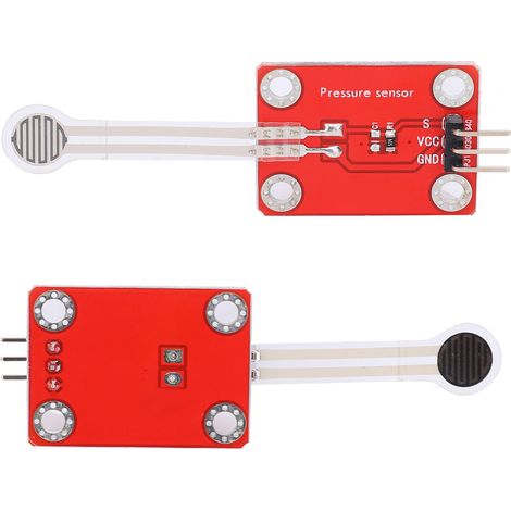 Capteur de pression à film mince pour Arduino et Micro:bit, module compatible 3,35V CC, capteur flexible de détection de force, idéal pour projets électroniques DIY et bricolage. (1/5)