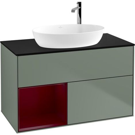 Villeroy & Boch G892HBGM Armoire sous-vasque Finion G89 (1/2)