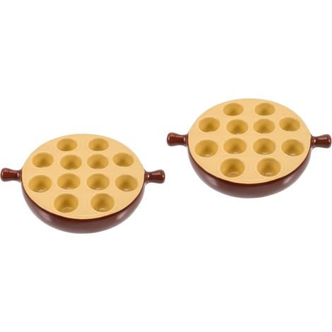 2 Pièces Plat À Escargots, Céramique Résistante, Design Traditionnel, Pour Maison Et Restaurant