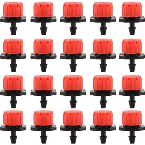 100 Pcs 16mm Irrigation Drippers, Adjustable Drip Irrigation, Automatic Micro Drip Irrigation for Plants, Greenhouses, and Lawns (1/5)