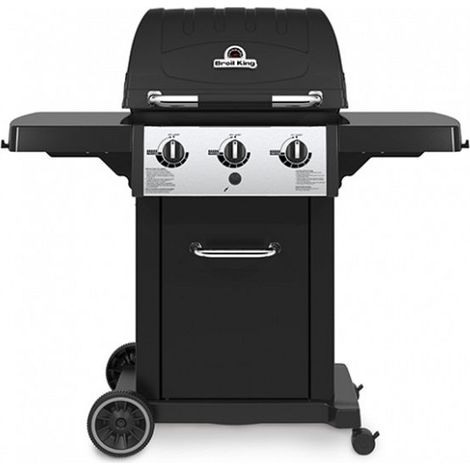 Barbecue a gas Broil King Royal 320 Shadow 3 bruciatori 8.80 kW griglie ghisa