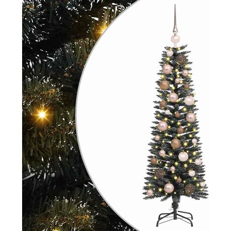 Árbol de Navidad artificial Verde 120 cm PVC, Plástico y Acero vidaXL
