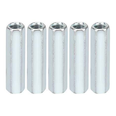 5 pièces Manchon M6 40mm, Écrou Hexagonal Écrou Long Tige de Hex Standoff Douille Écrou Fixations Filetées(M6 x 40mm) (1/5)