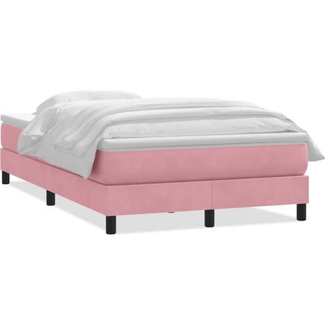 Maison Exclusive - Boxspringbett mit Matratze Rosa 120x220 cm Sam