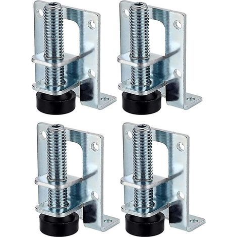4-Piece Adjustable Furniture Levelers, Heavy-Duty Leveling Feet, Furniture Leveling Feet, Adjustable Furniture Feet, Furniture Feet, for Tables, Shelves, Cabinets, Workbenches (1/5)