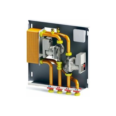SCAMBIATORE KIT 34 PIASTRE 35KW MODULO INTERFACCIA TERMOPRODOTTO CALDAIA (24448) (1/3)