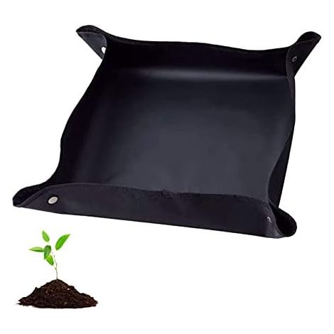 CSPARKV Potting Mat, Waterproof Plant Mat Foldable Gardening Mat Garden Flower Planting Mat for Repotting Succulents Indoor Garden Plant Care (1/4)