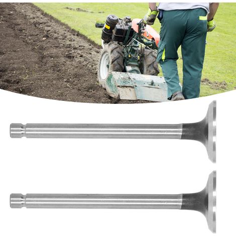 Pièces de générateur de puissance à moteur diesel refroidi par air 186F/FA mini motoculteur pompe à eau tige de soupape soupape machine de jardin soupapes d'admission et d'échappement (1/5)