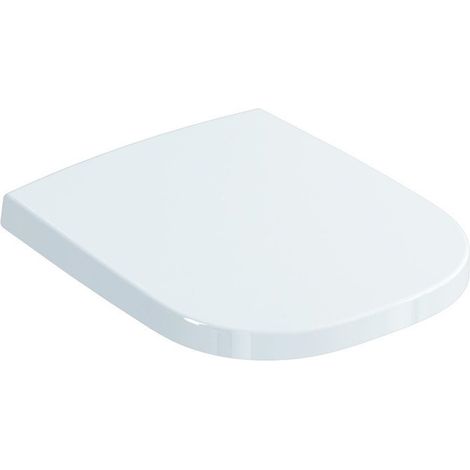 Abattant WC SOFTMOOD avec couvercle, charnières en acier inoxydable blanc, avec fermeture amortie IDEAL STANDARD