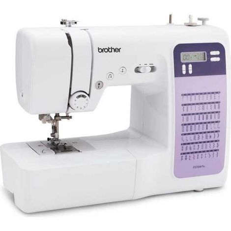 BROTHER FS70WTx Machine a coudre electronique - 70 points - Enfile-aiguille - Ecran LCD - Touches de selection - Bras libre
