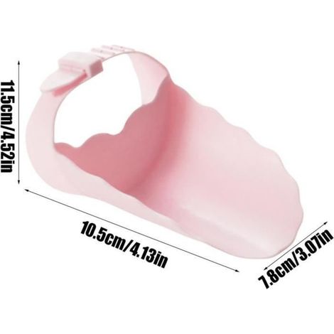 Rallonge de Robinet - Extension Flexible pour Lavabo - Adaptateur Robinet Enfant - Polypropylène - 1 Pièce (1/4)