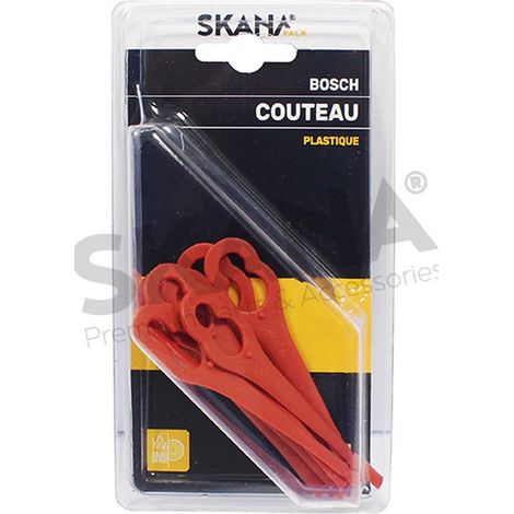 Set di 10 coltelli in plastica. Per modelli Art26li, Art25 Accutrim, Art26 Easytrim, Art26 Accutrim, Art26 Easytrimaccu sostituisce