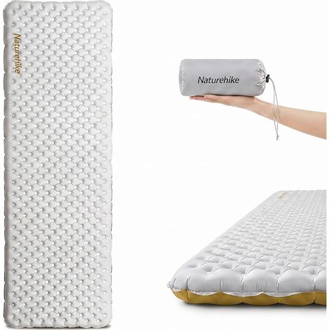 Matelas isolant auto-gonflant ultra léger - 3,5 R - Durable - Portable - Pour le trekking, la randonnée, l'alpinisme, la randonnée (1/5)