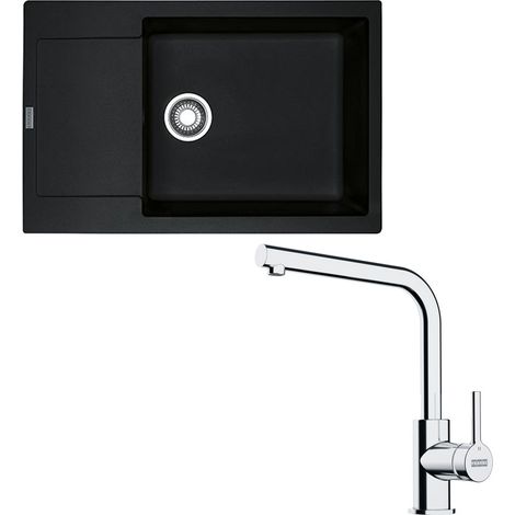 Pack évier XL Maris Fragranit onyx 780 x 500 x 200 mm + mitigeur Lina L - Franke (1/5)