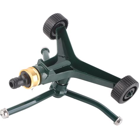 Arroseur rotatif 360° 3 bras métallique anti-rouille avec raccord G3/4 pour pelouse (1/5)