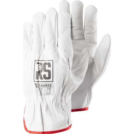 GUANTES DE PIEL GRANO RS FAHRER R.10 - 12 PARES - REK SRL 0638