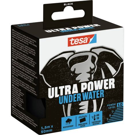 Nastro adesivo Tesa Ultra Power Under Water nero 50 mm (1/5)