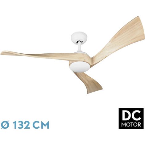 Ventilador Dc Janubi 22w Bla/haya 3asp.132d Reg.in 2350lm 3000-4000-6000k Remot+temp+mem 24 (1/2)