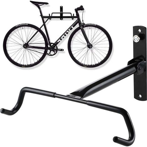 Trade Shop - Fahrradhalterung, Wandhalterung für Falträder, 31 cm, aus Stahl - (1/5)