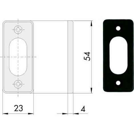 Cisa BORCHIA IN NYLON PER CILINDRO OVALE mm. 54