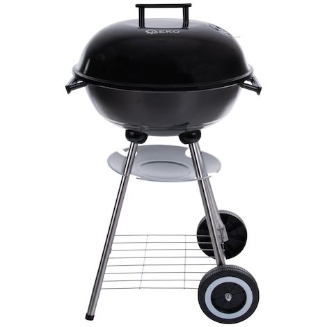 Barbecue rond à charbon de bois avec couvercle, diamètre 39 cm, G80512 (1/5)