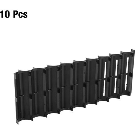 10 Pièces Support de Rangement pour Piles 18650 en ABS - Porte-Cellules Cylindriques Protecteur (1/5)