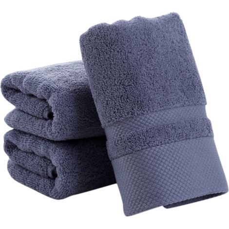 1 Serviette de bain, Coton, Ultra doux, Absorbant, Séchage rapide, Antibactérien, Salle de bain (1/5)
