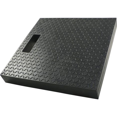 FRANKEL kaiserkraft, Plaque de protection, caoutchouc noir, L