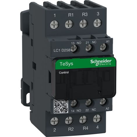TeSys LC1D - contacteur - 4P (2F+2O) - AC-1 440V - 40A - bobine 115Vca (1/2)