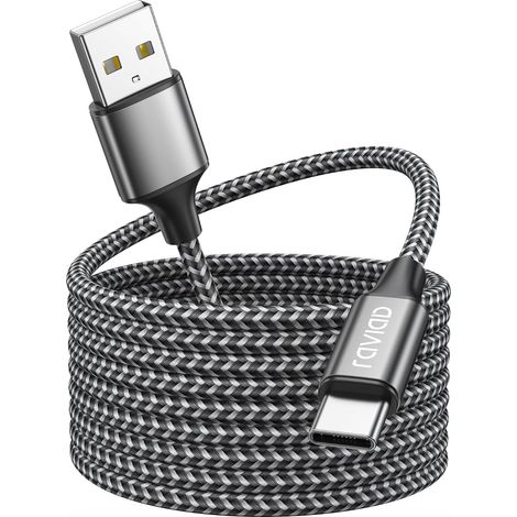 Cable USB C Charge Rapide 3.1A [4M] Câble USB vers USB C Nylon (1/5)