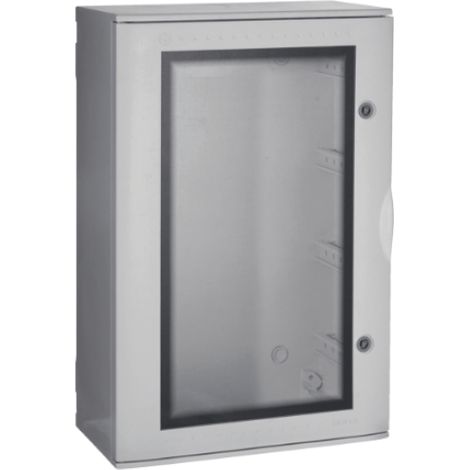 Quadro in vetroresina oblò 650x430x210mm ip66 72m grigio pedro vtr 04 oblo' bocchiotti b04624 (1/2)
