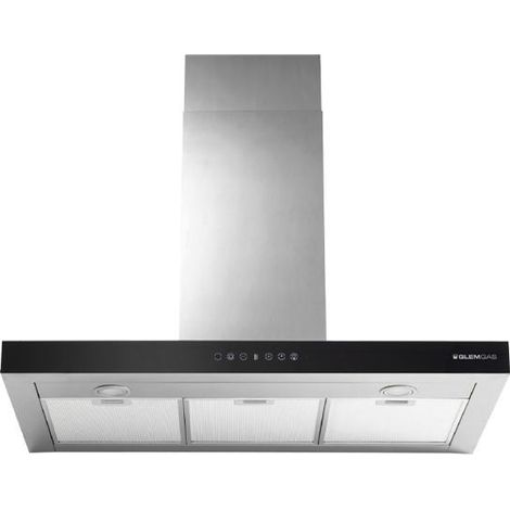 Glem Gas GHB990IXA. Potenza massima di estrazione: 679 m³/h, Tipo di estrazione: Aspirante/Filtrante, Classe di efficienza dinamica del fluido: A. Tipo: Cappa aspirante a parete, Colore del prodott... (1/2)