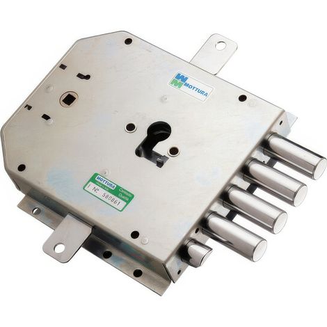 Serratura Mottura 85.555 Triplice a Cilindro Europeo Mano Sinistra Interasse 25 mm