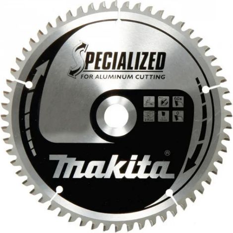 Makita B-33261 Specialized Lama per seghe circolari 190x30 mm per alluminio