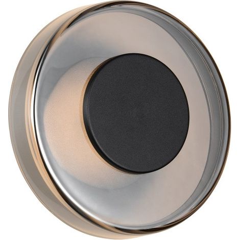 Applique, Applique plafonnier à variateur Celeste Noir en Metal, TRIO (1/5)