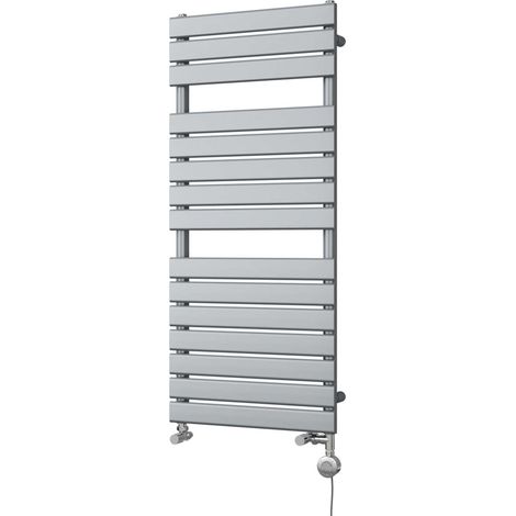 Typhoon - Silver Dual Fuel Towel Rail H1156mm x W500mm Thermostatic (1/3)