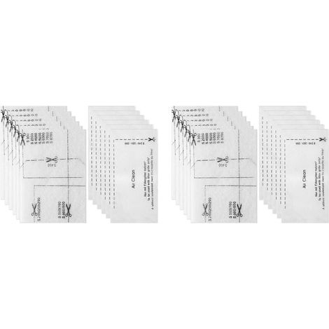 Lot de 24 filtres pour aspirateur Miele Complete S8340 S8360, C1 C2 C3, pièces de rechange pour filtre d'échappement