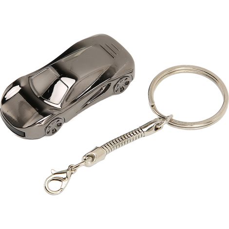 Clé USB 128GB en Forme de Voiture de Sport - Mini Lecteur Flash Métallique USB2.0, Plug & Play pour PC, Ordinateur Portable et Automobile, Noir (1/5)