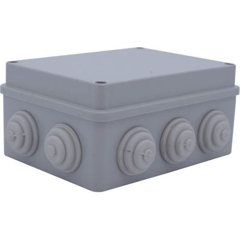 Boite de dérivation étanche IP54 150x110x70mm, en saillie, 10 entrées membranes souples
