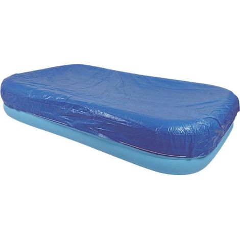Couverture de Piscine rectangulaire pour piscines familiales gonflables,Couverture imperméable et Anti-poussière pour Piscine,Jacuzzi,Trampolines 2,65 MX 1,75 m,Bleu (1/5)