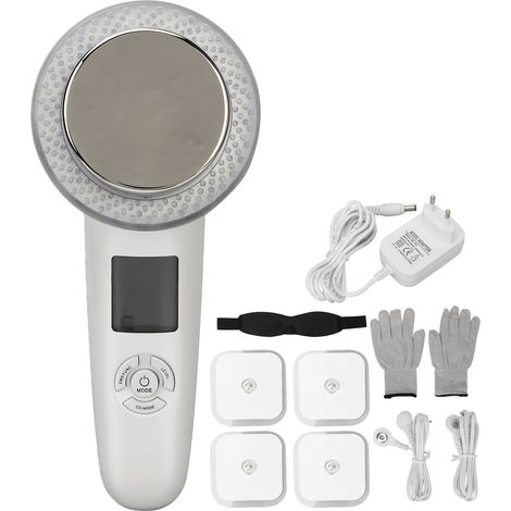 Appareil de Massage Visage Électrique RF 6-en-1, Brûle-Graisse, Ultrasons et Vibration, Multi-Couleurs, Machine Corps et Visage, Prise UE 100-240V (1/5)