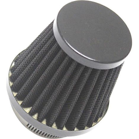 Paquete de 5-6 filtros de admisión de aire negros de 50 mm para motocicletas universales, motos de cross y de carretera. (1/4)