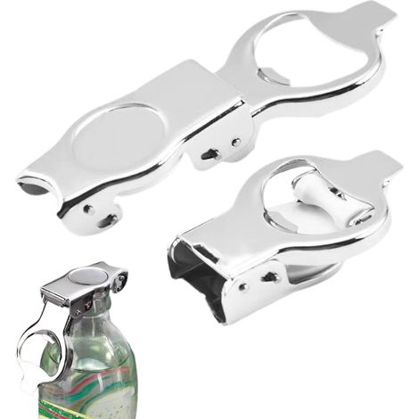 Ouvre-bouteille à bière, lot de 2 ouvre-bouteilles porte-clés, ouvre-bouteille multifonctionnel