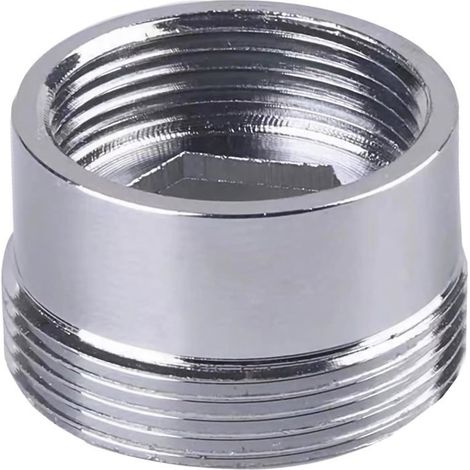 Adaptateur pour robinet, adaptateur femelle M18 vers mâle M22 pour aérateur de robinet, convient pour connecter un aérateur à u... (1/3)