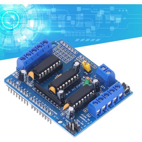 Die Motorsteuerungs-Erweiterungsplatine L293D ist kompatibel mit Arduino, Duemilanove und Raspberry Pi. (1/5)
